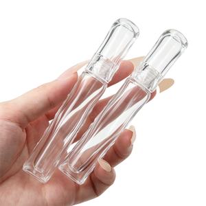 Tubo per Lucidalabbra 10ml con Tappo Dorato, Tubo in Plastica Trasparente Vuoto per Cosmetici, per Cura Personale e Bellezza - Product Image 3