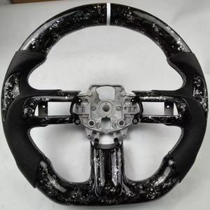 Volant de voiture en fibre de carbone modifié pour Ford <span class=keywords><strong>Mustang</strong></span> 500 Shelby Mach 1 RTR S550 2015-2023 5.0L <span class=keywords><strong>GT</strong></span> <span class=keywords><strong>V8</strong></span> 350, accessoires personnalisés - Product Image 1