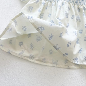 Conjunto de Ropa para Bebés Niñas, Vestido de Flores + Pantalones Cortos, Ropa de Verano para Bebés Recién Nacidas, Traje de Ropa para Bebés - Product Image 5