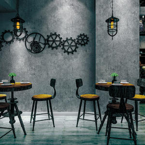 3D Modern dalga çizgili geometrik dekoratif duvar kağıdı PVC dokulu 3d siyah koyu lüks kadife duvar kağıdı - Product Image 2