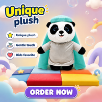 Boneka Panda Kostum Timur Tengah Kustom OEM Maskot Budaya Hewan Boneka untuk Suvenir Pariwisata