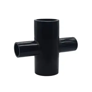 Pressure Pipe Fittings PE reducing cross