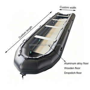 <span class=keywords><strong>Bateau</strong></span> pneumatique épais de 7M, 8M, 9M, 10M en PVC Hypalon avec plancher en aluminium, robuste, pour usage offshore, destiné aux acheteurs européens - Product Image 2