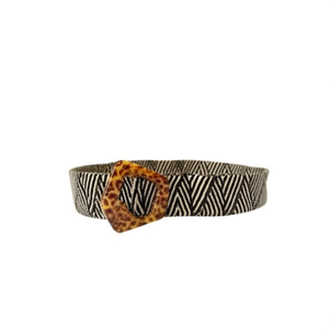 Cinturón de resina con estampado de leopardo y hebilla de PP de 5 cm para mujer, accesorio de moda para la cintura. - Product Image 1