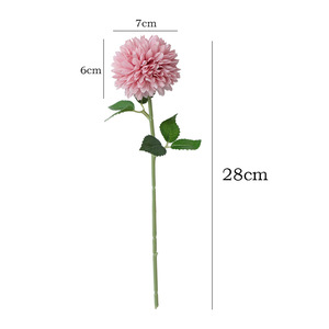 Flor de Crisantemo Artificial Ruilisi, Rama Individual de Seda, Decoraciones de Pared para Bodas, Arreglos para Jarrones - Product Image 5