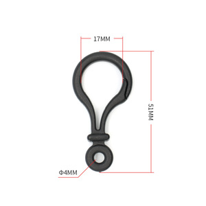 Crochet de suspension en plastique pour accessoires de poupées en peluche, longueur 51mm, attache de sac unisexe M077 - Product Image 3