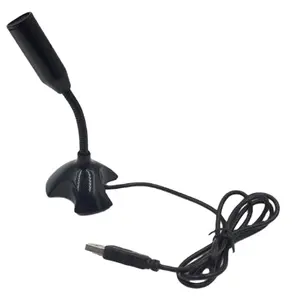 Portable Studio Speech Mini USB Microphone Stand Mic With Holder For Microfono Computer Microphones For PC Laptop Mac