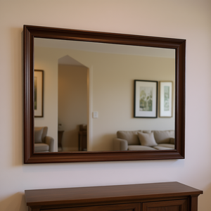 Miroir mural rectangulaire Db Glory Furniture LaVita G8875 M, style traditionnel, cadre en bois, épaisseur 4 mm, couleur cappuccino - Product Image 2