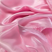 Flüssiger Satin-Stoff Grüner Organza-Stoff Glitzer-Flüssigsatin-Stoff Lilien-Garn Organza für Hanfu-Kleid Rock Kleid