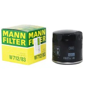 Germany Original MANN Oil Filter W712/83 W71283 Authorized Mann Wholesaler Cross H14W32 H90W30 W711/80 OC478 for Toyota LandCr