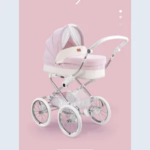 Grosir kereta bayi 3 in 1/kereta bayi boneka dengan kursi mobil/Murah pabrik Cina Kereta bayi mewah untuk bayi pergi ke luar