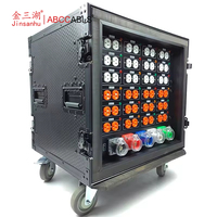 24-Road Meigi Meigi Plaqué LED Grand Écran Performance de Flux Droite Éclairage de Scène Distribution Armoire Power Box Haute