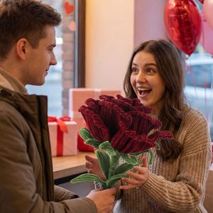 La Grande Rose Éternelle : un chef-d'œuvre époustouflant de 50 cm de haut en fil de fer, le cadeau d'exception qui ne se décolore jamais - Product Image 6