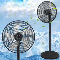 Super Vente Flash Ventilateur de Circulation d'Air Silencieux de Maison de 16 Pouces, 8 Vitesses, Écran Tactile avec Télécommande
