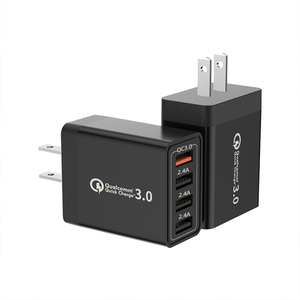 Precio <span class=keywords><strong>original</strong></span> al por mayor 33W PD USB <span class=keywords><strong>cargador</strong></span> de pared de <span class=keywords><strong>4</strong></span> puertos carga rápida adecuada para iPads y teléfonos móviles - Product Image 1