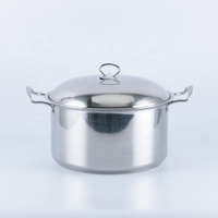 Ensemble de Batterie de Cuisine Multifonctionnelle en Acier Inoxydable, Lot de 10 Pièces Marmites, Casseroles et Faitouts pour la Maison