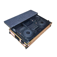 Dapat disesuaikan Pioneer OPUS QUAD Mixer DDJ FLX6 Case 10 kotak aluminium penerbangan dengan roda dan pegangan OEM & ODM didukung