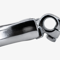 Pièces de moteur GS125 GN125 QJ125 Levier de démarrage au pied pour Suzuki GN125 GS125 QJ125 150cc Remplacement chromé