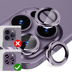 AFS Anti-Shock CD Texture Mobile Ring Protector de lente de cámara de vidrio templado para <span class=keywords><strong>Samsung</strong></span> <span class=keywords><strong>Z</strong></span> <span class=keywords><strong>Flip</strong></span> <span class=keywords><strong>5G</strong></span> S22 Ultra S24 + Dispositivos móviles - Product Image 3