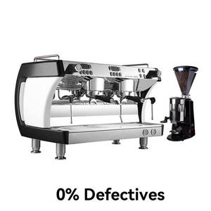 Machine à café expresso professionnelle italienne E61 à 2 groupes, semi-automatique, de qualité commerciale, avec mousseur à lait, prix d'usine - Product Image 1