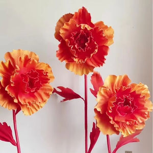 Apertura y cierre automático personalizado, flor gigante, fiesta, boda, decoración hecha a mano, EVA, proveedor de flores gigantes, venta al por mayor - Product Image 1