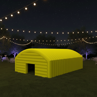 Tente de fête gonflable, gazebo de boîte de nuit gonflable avec coutures renforcées pour les rassemblements en plein air