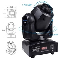 Big Dipper 10W mini sharpy DJ luz foco cabeza móvil LS10 etapa luz LED