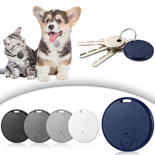 Smart Tracker Tag GPS Locator Anti Lost Item Finder for Keys Wallet Luggage Pets Compatible with IOS Android Devices