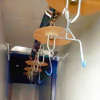 Ligne de production de peinture en poudre automatique personnalisée pour meubles métalliques (CE) avec palan électrique automatique ou manuel