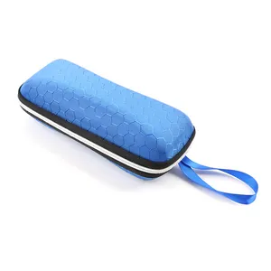 Unisex Semi-Hard shell EVA Sunglasses Case Waterproof Hard Swim Shockproof Sport Glasses Case Travel Zipper Eyeglasses Case