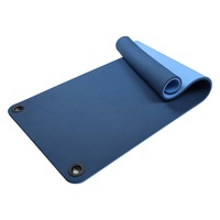 Tapis de yoga pliable antidérapant en TPE de qualité supérieure avec trous de suspension, logo personnalisé disponible pour la pratique du Pilates, du fitness et du yoga