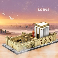 Wange 7216 2025 Nuevo Modelo MOC de Arquitectura Famosa, Construcción Cultural, Juguetes DIY para Niños, Set de Bloques de Construcción de Regalo