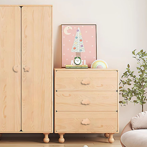 Sáng Tạo xử lý móc cho các ngôi sao mặt trăng và Những đám mây bằng gỗ duy nhất-lỗ ngăn kéo xử lý nhà phòng ngủ phòng trang trí - Product Image 5