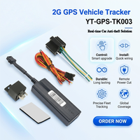 Traceur GPS miniature pour voiture TK003, suivi en temps réel 2G, antivol, arrêt du moteur à distance, étanche IP65, dispositif de suivi GPS