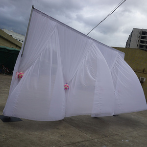 Telescopic portable <b>backdrop</b> support <b>stand</b> pipe and drape kit for events - Product Image 1