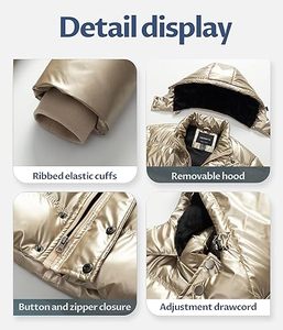 Chaqueta de Cuero Duradera para Hombre, Acabado Impermeable de PU, Transpirable, Ecológica, Construcción sin Costuras, Estilo Moderno para Invierno - Product Image 5