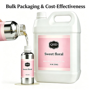 Huile parfumée florale QHD Sweet |   Qualité supérieure, parfum longue durée pour cosmétiques, bougies et parfums d'intérieur - Product Image 4