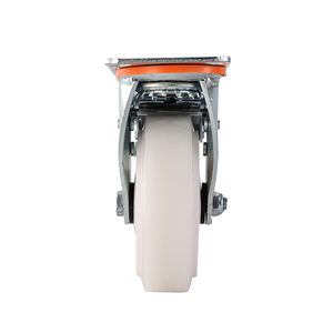 4''5''6''8'' roues industrielles résistantes de roulette de rouleau de chariot Nylon/PU/caoutchouc/bandes de roulement de TPR chariots d'usine de roue - Product Image 3