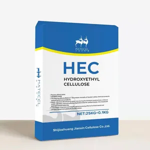 HEC هيدروكسي إيثيل السليلوز قدرة سماكة جيدة ، وقت مفتوح طويل ، قدرة مقاومة ممتازة للإنزيم ، تساوي تيلوز