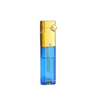 Briquet en métal transparent pour huile et kérosène, fin, portable, rétro, cadeau, magnifique et coupe-vent, durable