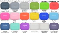 Étui de protection en gel de silicone pour écouteurs sans fil Bluetooth Apple AirPods Pro 2, sac de rangement anti-chute, modèle fin 5A1