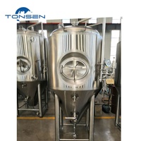 Fermenteur de production de bière 1000L 10HL en acier inoxydable, cuve sous pression, équipement de microbrasserie, cuve de fermentation conique, marque Tonsen