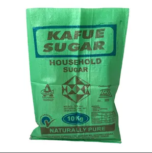 Sugar packing polypropylene woven sack 50kg pp bag with PE inner bag