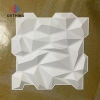 AISEN DECOR PVC 3D Paneles de pared Decoración fácil para el hogar Patrón geométrico Nuevo Diseño Interior Decoraciones de pared Función impermeable