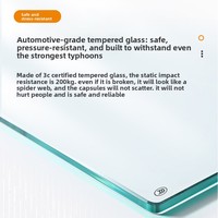 Sistema de Ventana Corredera Horizontal de Aleación de Aluminio con Aislamiento Acústico y Diseño Antiviento de Presión Lateral para Balcón