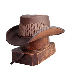 Chapeau Fedora en Coton Marron GENERSA SPORTS, Unisexe, à Large Bord, pour Tenue Décontractée en Extérieur, Taille Adulte 50-52cm, Printemps Été Automne - Product Image 6