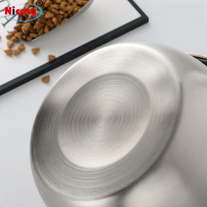 Mangkuk Anjing Portabel Modern dari Baja Anti Karat, Ramah Lingkungan, Tahan Lama, Anti Karat, Anti Jatuh, Kapasitas 1 Liter, untuk Makanan Hewan Peliharaan - Product Image 5