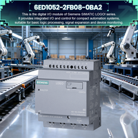 Módulo Lógico LOGO 12/24RC de Siemens, Módulo de E/S Digital 6ED1052-2FB08-0BA2, PLC, Controlador Programable Industrial, Superventas