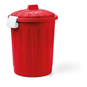 <b>Bin</b> (8Lt) clip lid BLIM <b>Red</b> BD001 0080MJ CRD - Product Image 1