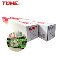 Rollo de Papel de PVC para Plotter de Corte de 0.5mm de Fábrica China, Rollo de Vinilo Autoadhesivo de 50 Metros de Longitud para Impresión Digital